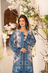 Zar E Gul By Abeera Stitched 2 Piece Poly Lawn Suit-ZG-07