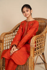 Khayat Stitched Co Ords Cambric Winter Kids Collection'2025-Rostera - Winter