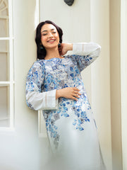 Tng By Md Stitched-Zeest | 2 Piece | Printed | White