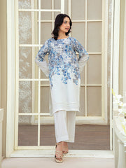 Tng By Md Stitched-Zeest | 2 Piece | Printed | White