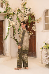 Zar E Gul By Abeera Stitched 2 Piece Poly Lawn Collection'2025-ZG-09