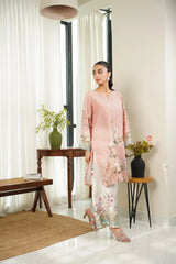 Dhaga Luxury Revival Stitched 2 Piece Summer Suit-Amorette