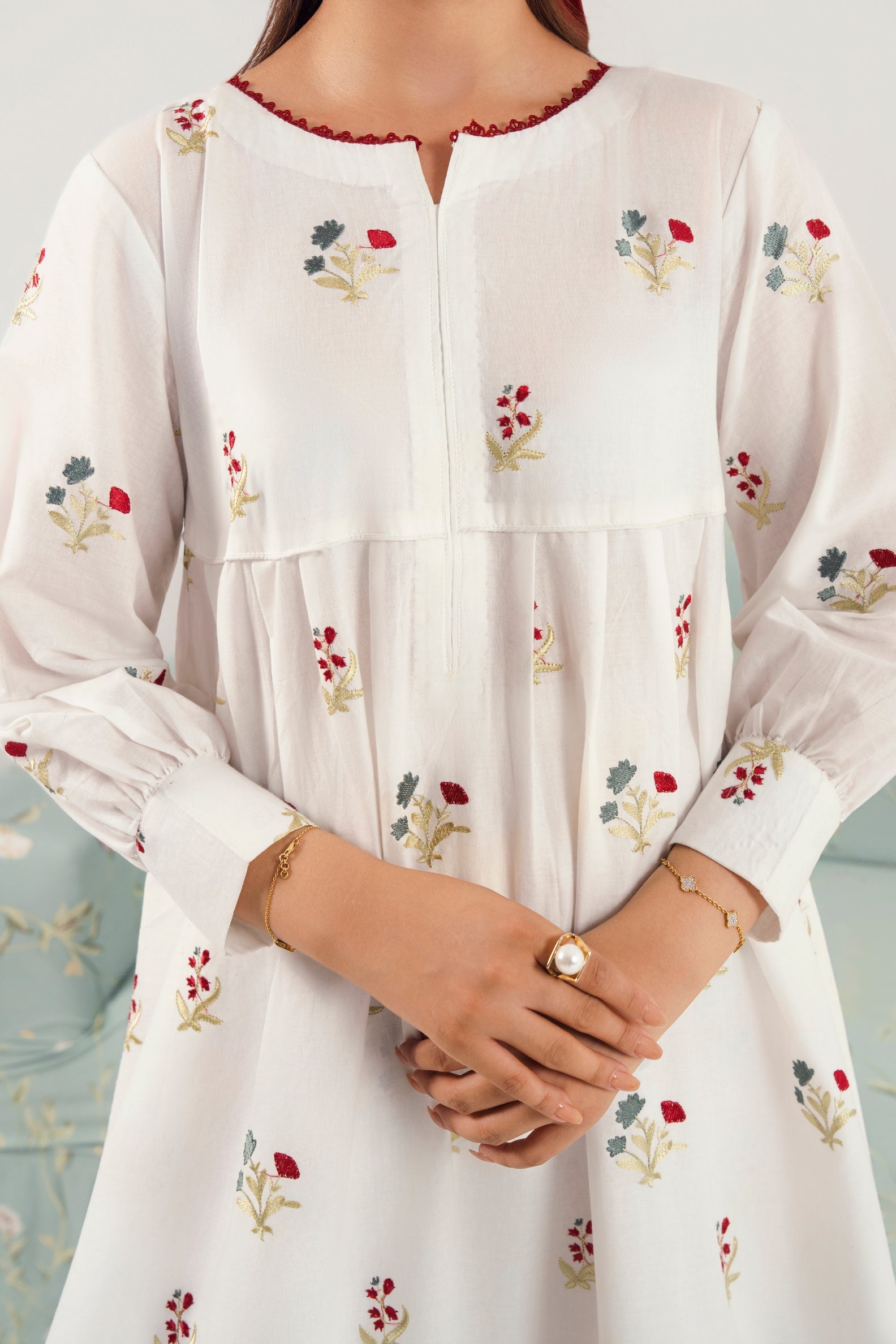Zoya Zafar Stitched 2 Piece Cotton Collection'2025-Noore Mini