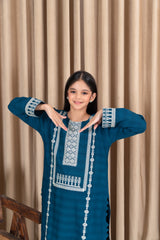Khayat Stitched 2 Piece Casual Winter Kids Suit-Tealisa