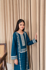 Khayat Stitched 2 Piece Casual Winter Kids Suit-Tealisa