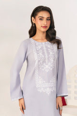 Ahlam By Safa Textile 2 Piece Embroidery Lawn Eid Edit Collection'2025-Suit (light purple)