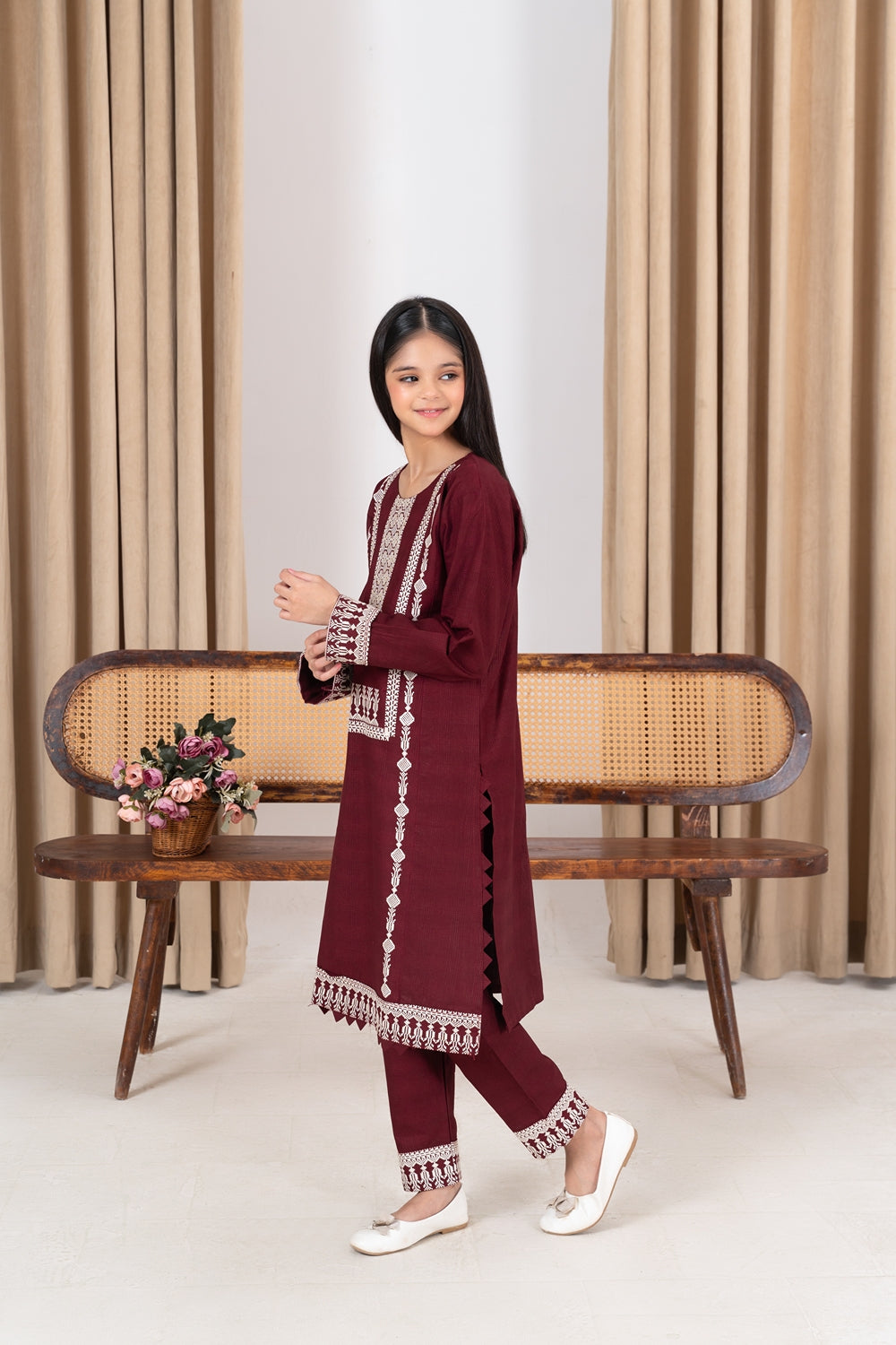 Khayat Stitched 2 Piece Cambric Winter Collection'2025-Garnora - 2 Pc