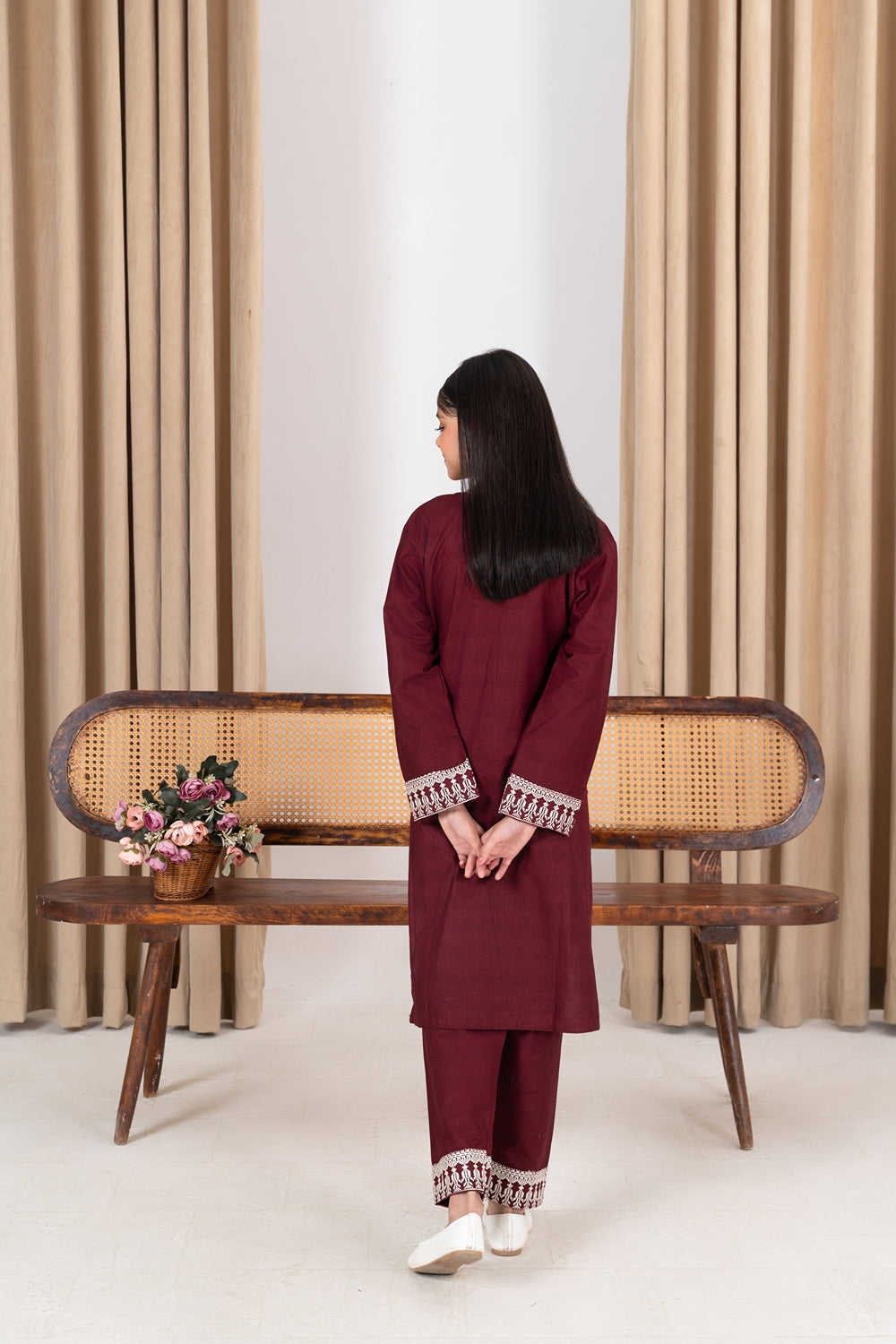 Khayat Stitched 2 Piece Cambric Winter Collection'2025-Garnora - 2 Pc