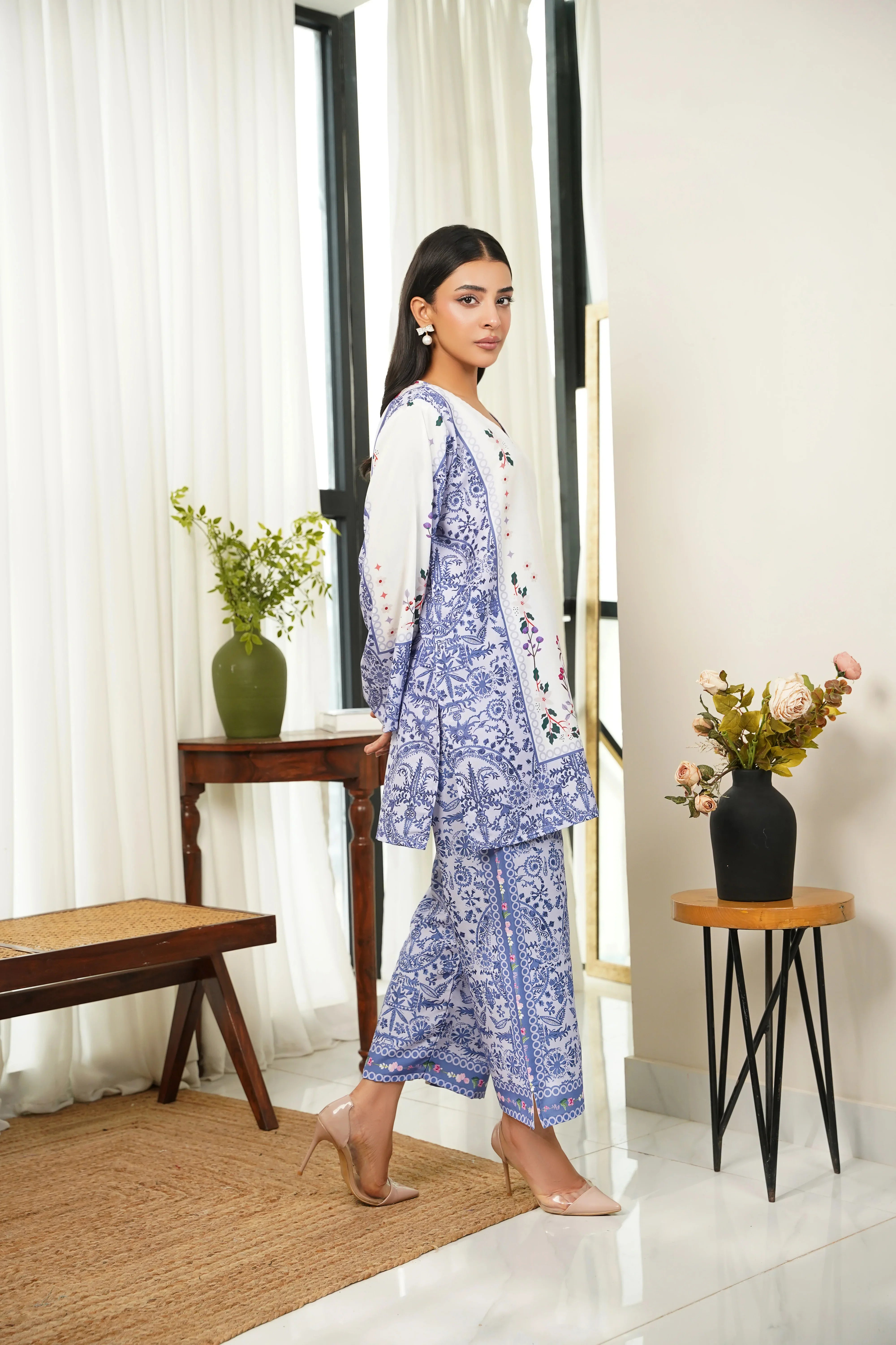 Dhaga Stitched 2 Piece Crepe Collection'2025-Enid