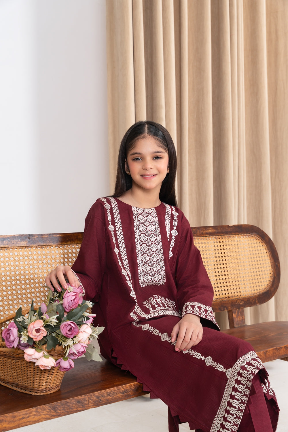 Khayat Stitched 2 Piece Cambric Winter Collection'2025-Garnora - 2 Pc