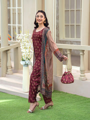 Tng By Md Stitched 3 Piece-Aina Shrug Set