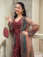 Tng By Md Stitched 3 Piece-Aina Shrug Set