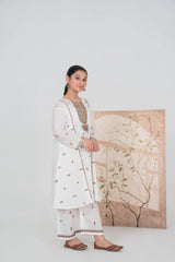 Khayat Stitched Co Ords Summer Lawn Cotton Suit-Minha