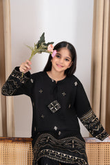 Khayat Stitched 2 Piece Casual Summer Kids Suit-Noora