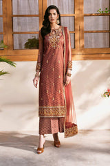 Meeru By Sheenora Stitched 3 Piece Formals Collection-SAVI