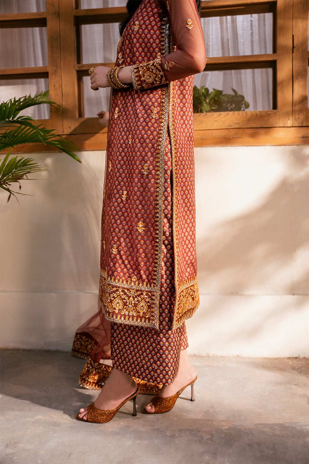 Meeru By Sheenora Stitched 3 Piece Formals Collection-SAVI