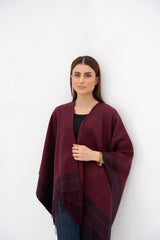 Shazam By Manahils Premium Cape Shawl Winters Collection'2025-50