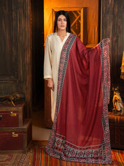 Tng By Md-Ajrak Mosaic Odhni | Redish