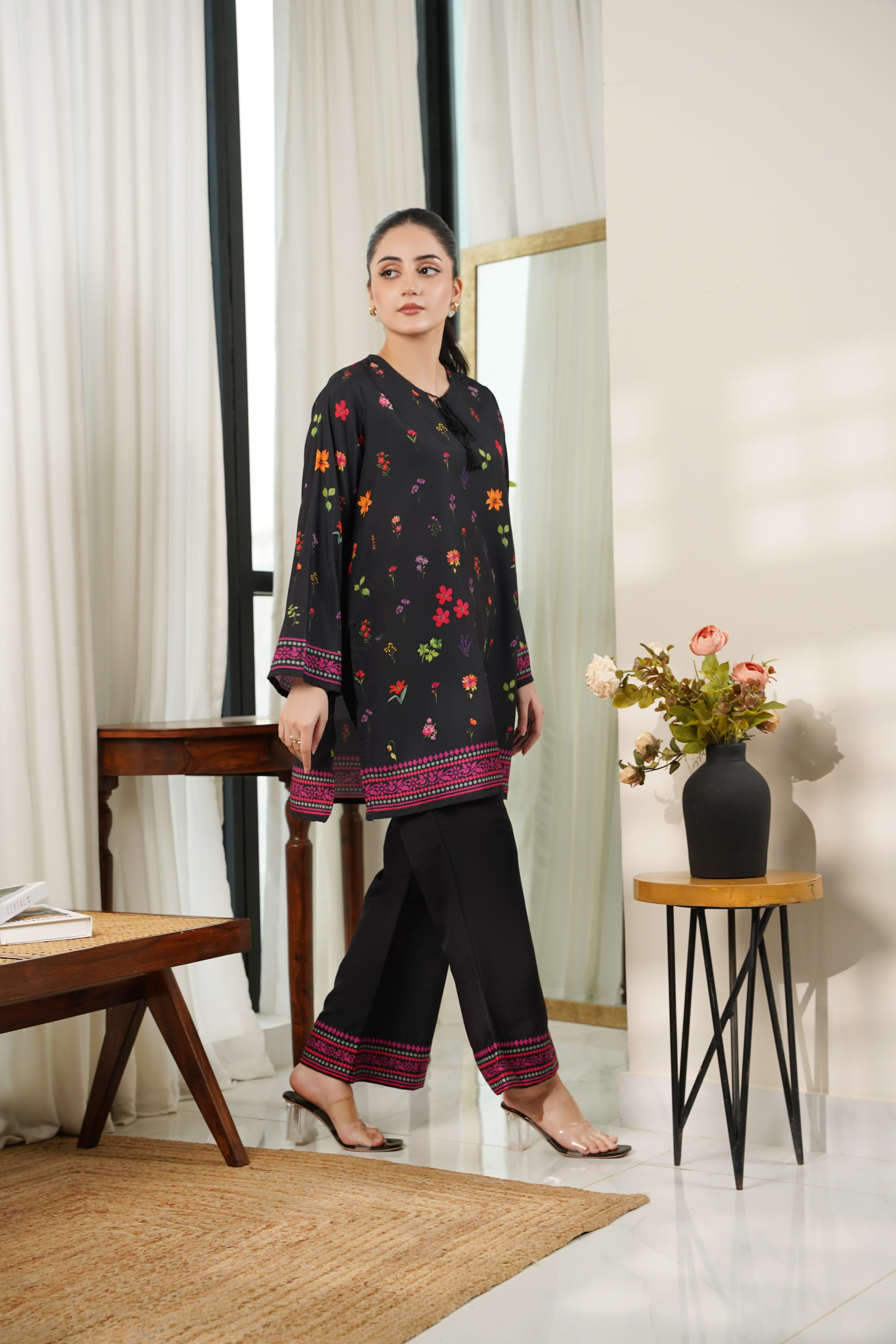 Dhaga Stitched 2 Piece Poly Cambric Collection'2025-Becca