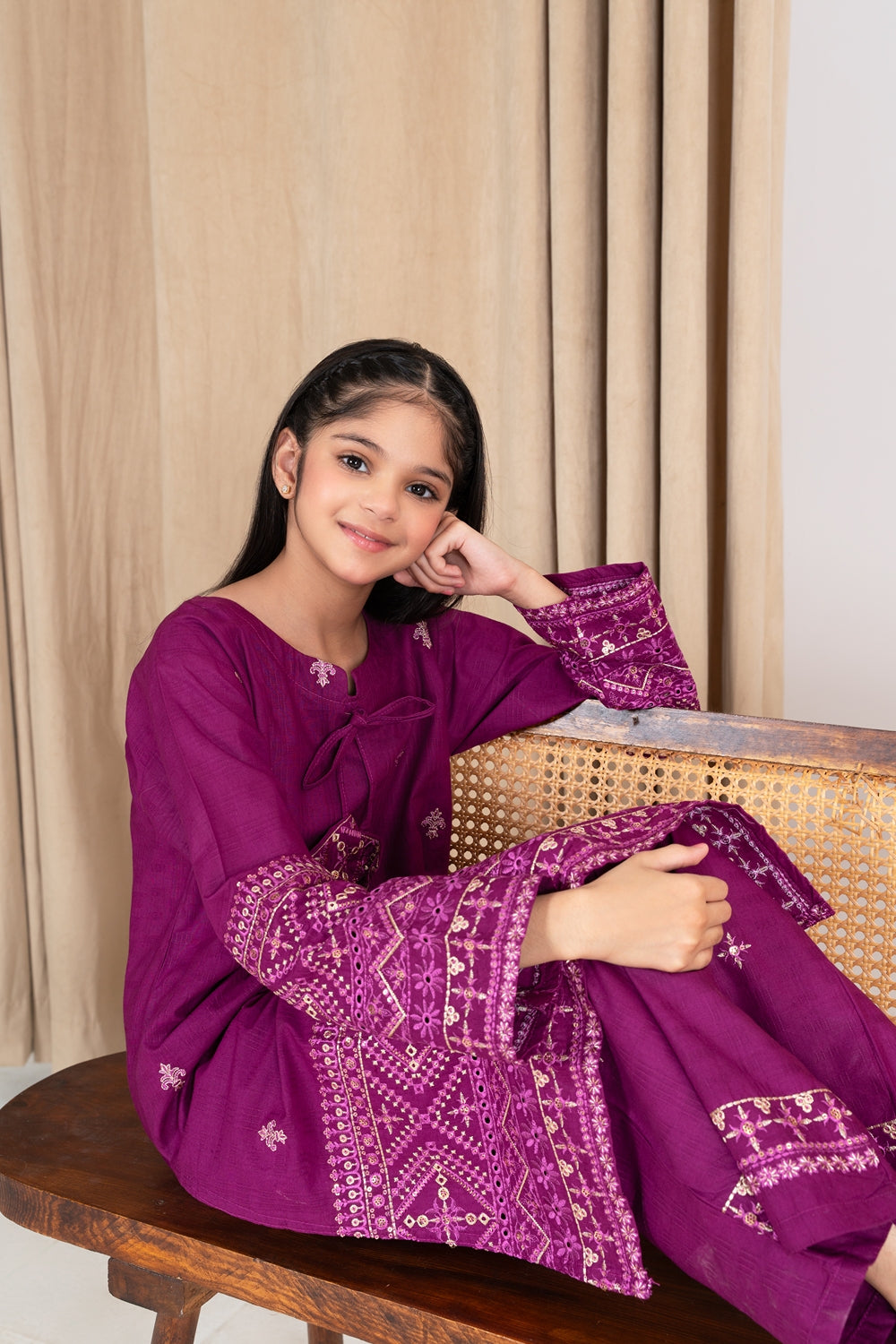 Khayat Stitched 2 Piece Cambric Winter Collection'2025-Banafsaj 2Pc