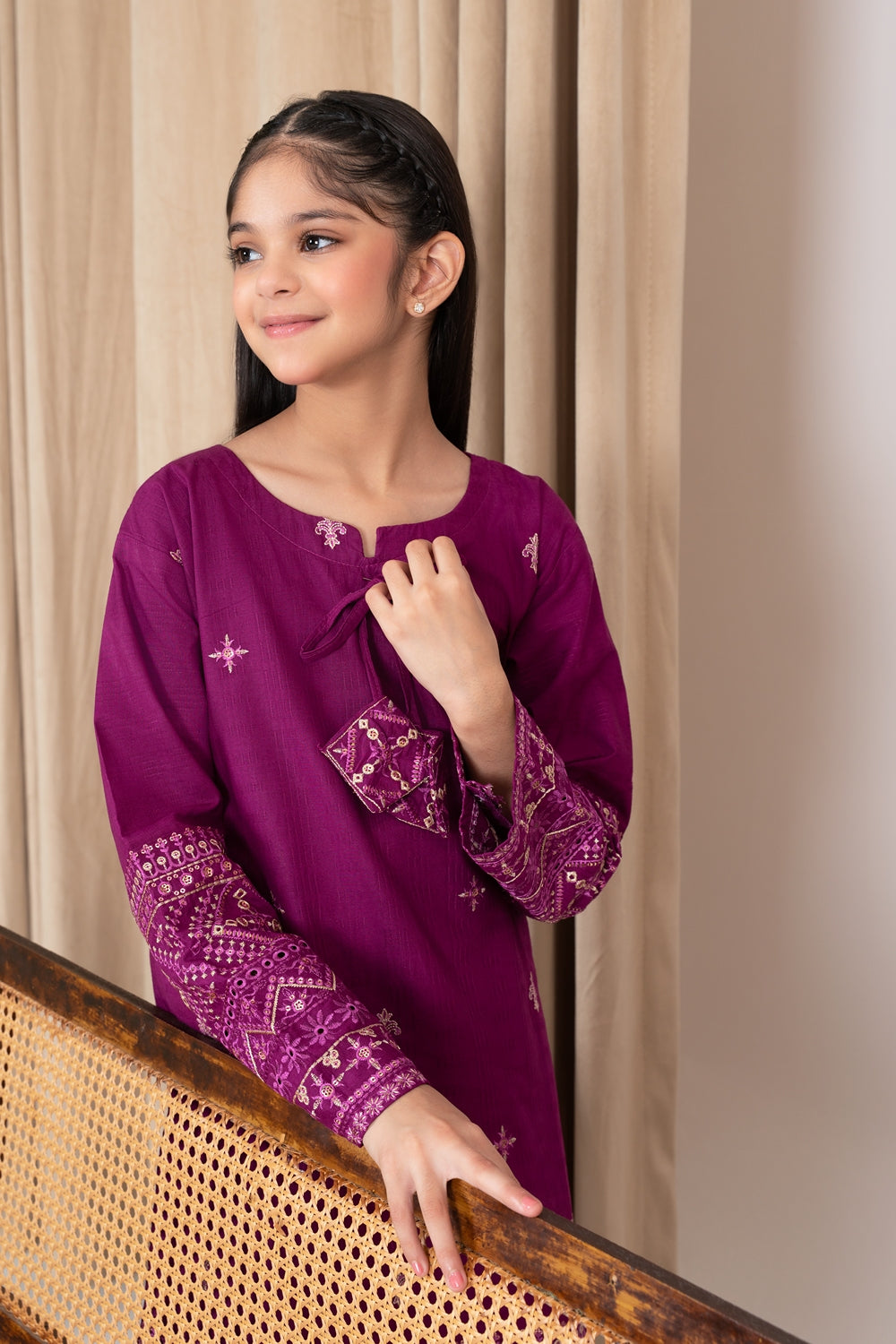 Khayat Stitched 2 Piece Cambric Winter Collection'2025-Banafsaj 2Pc