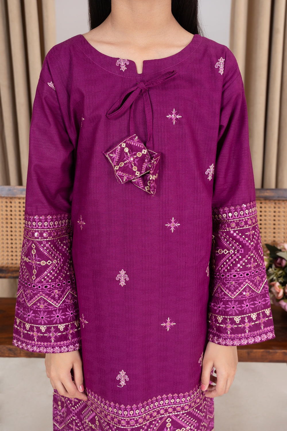 Khayat Stitched 2 Piece Cambric Winter Collection'2025-Banafsaj 2Pc