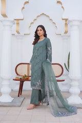 Threads & Weaves Stitched 3 Piece Pret Emb Viscose Collection-01