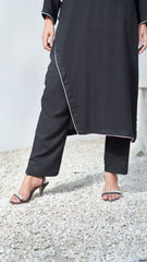 Premier Essence By Neesh Stitched Co Ords Summer Suit-Noirline - 2 Piece