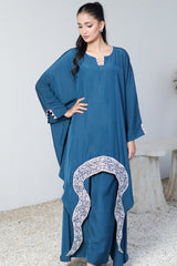 Premier Essence By Neesh Stitched Co Ords Summer Suit-Crest - 2 Piece