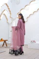 Threads & Weaves Stitched 3 Piece Pret Emb Viscose Collection-04