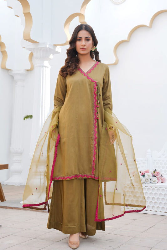 Threads & Weaves Stitched 3 Piece Pret Emb Viscose Collection-02