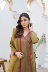 Threads & Weaves Stitched 3 Piece Pret Emb Viscose Collection-02