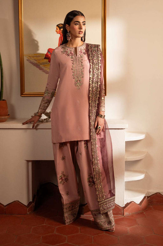 Meeru By Sheenora Stitched 3 Piece Formals Collection-LILAC SERENITY