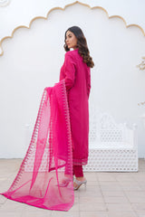 Threads & Weaves Stitched 3 Piece Pret Emb Viscose Collection-05