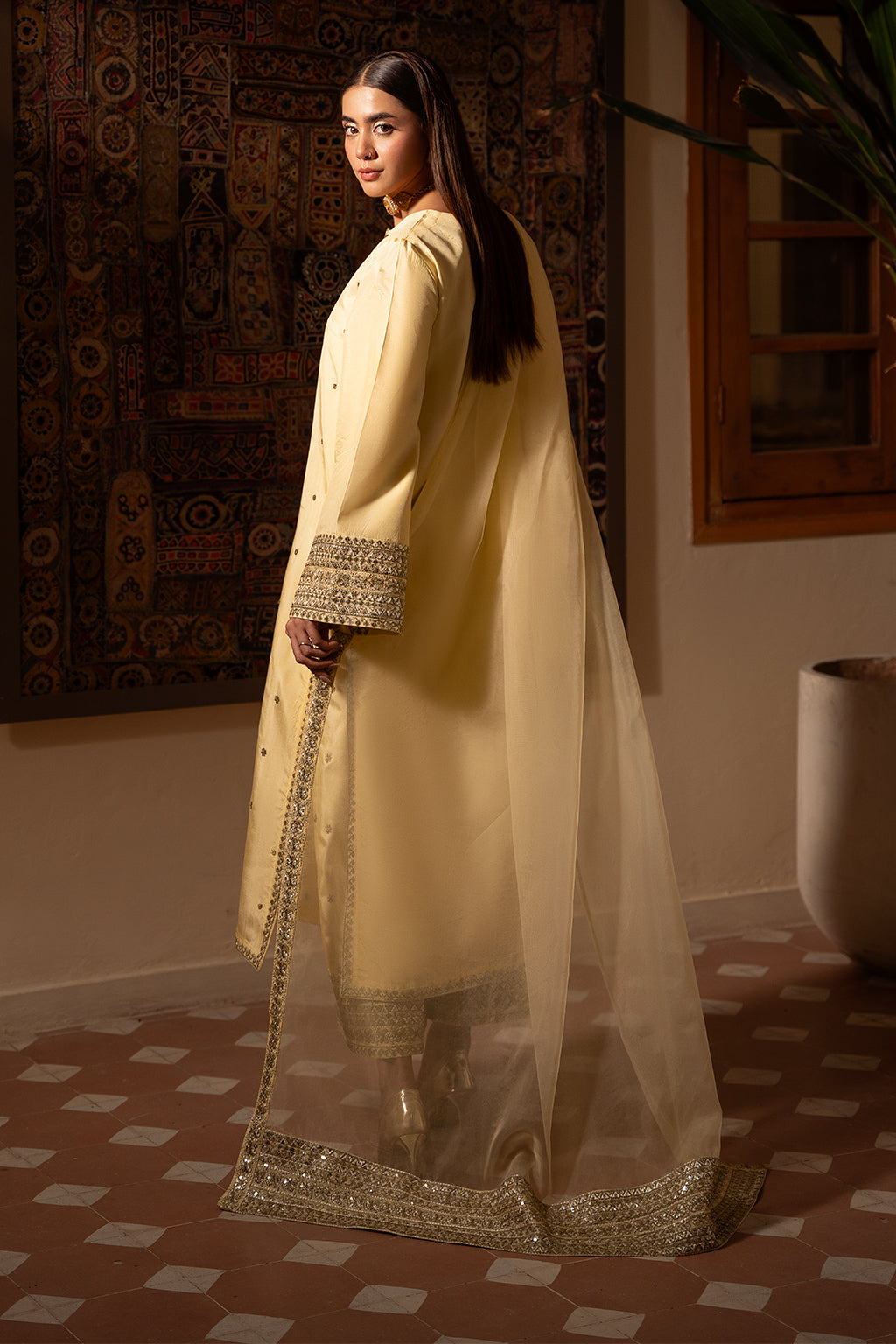 Meeru By Sheenora Stitched 3 Piece Festive Pret Collection'2025-PERIDOT