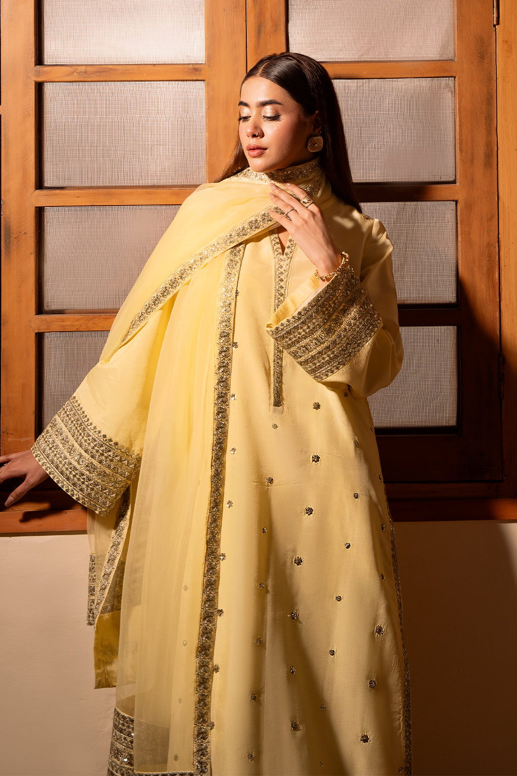 Meeru By Sheenora Stitched 3 Piece Festive Pret Collection'2025-PERIDOT