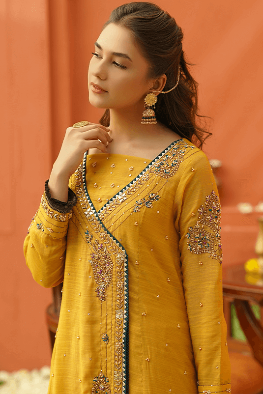 Bahara By Zaaviay Stitched Soorajmukhi (Three Piece)