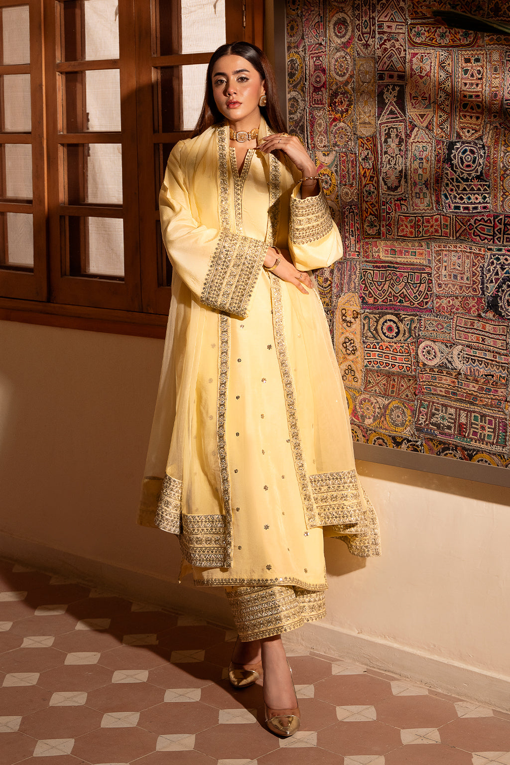 Meeru By Sheenora Stitched 3 Piece Festive Pret Collection'2025-PERIDOT