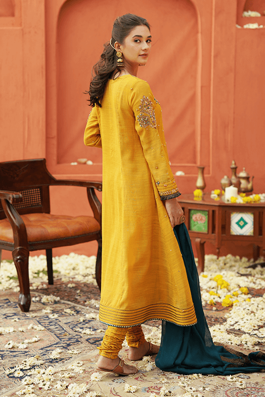 Bahara By Zaaviay Stitched Soorajmukhi (Three Piece)