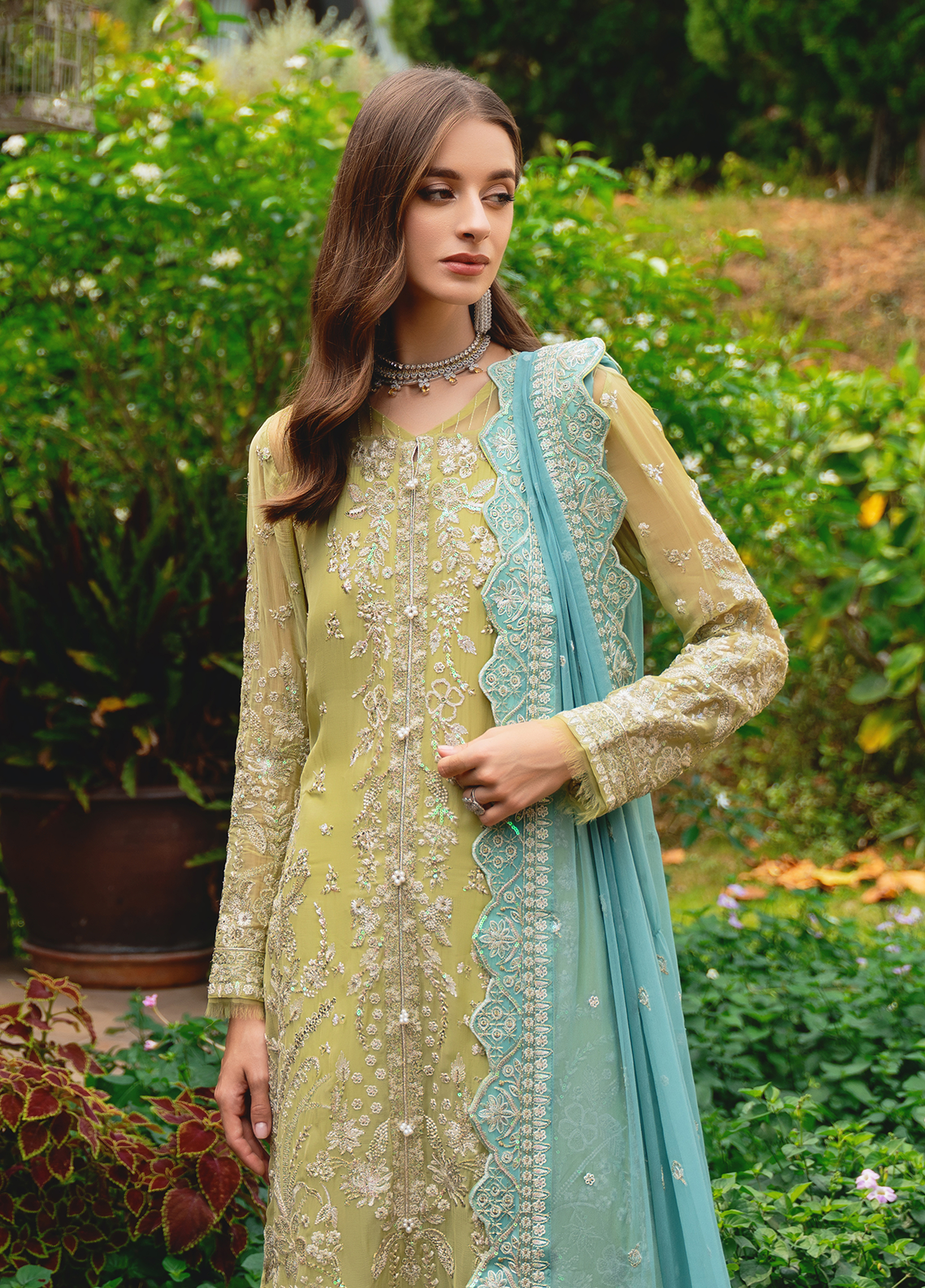 Gulaal Unstitched 3 Piece Luxury Emb Pret Collection'2025-Amary (GL-EP-2024-17)