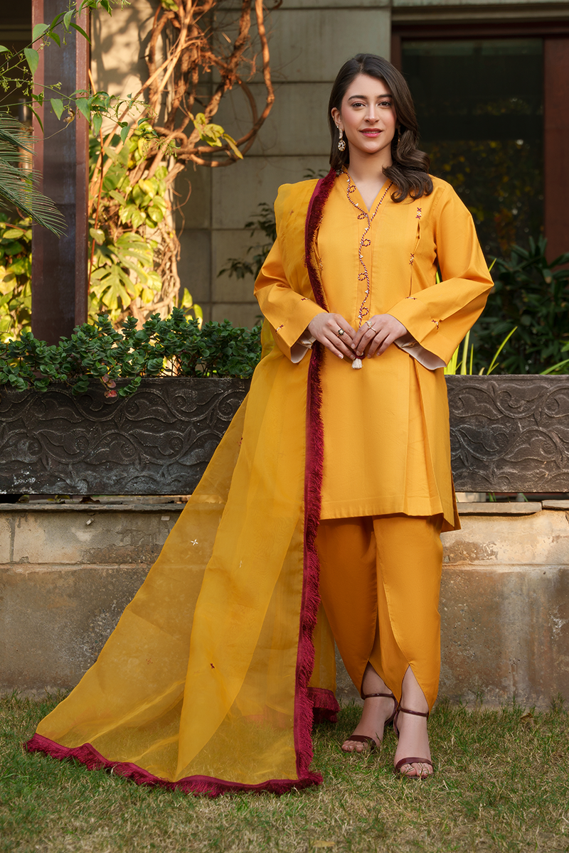 Noira By Panache Stitched 3 Piece Lawn Eid Collection-Daania