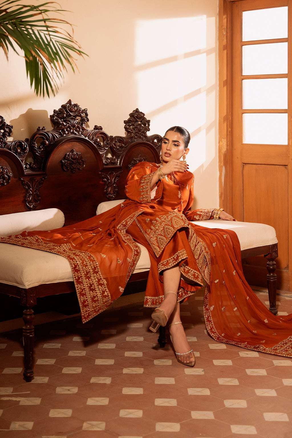 Meeru By Sheenora Stitched 3 Piece Formals Collection-RUSTIC CHARM