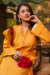 Noira By Panache Stitched 3 Piece Lawn Eid Collection-Daania