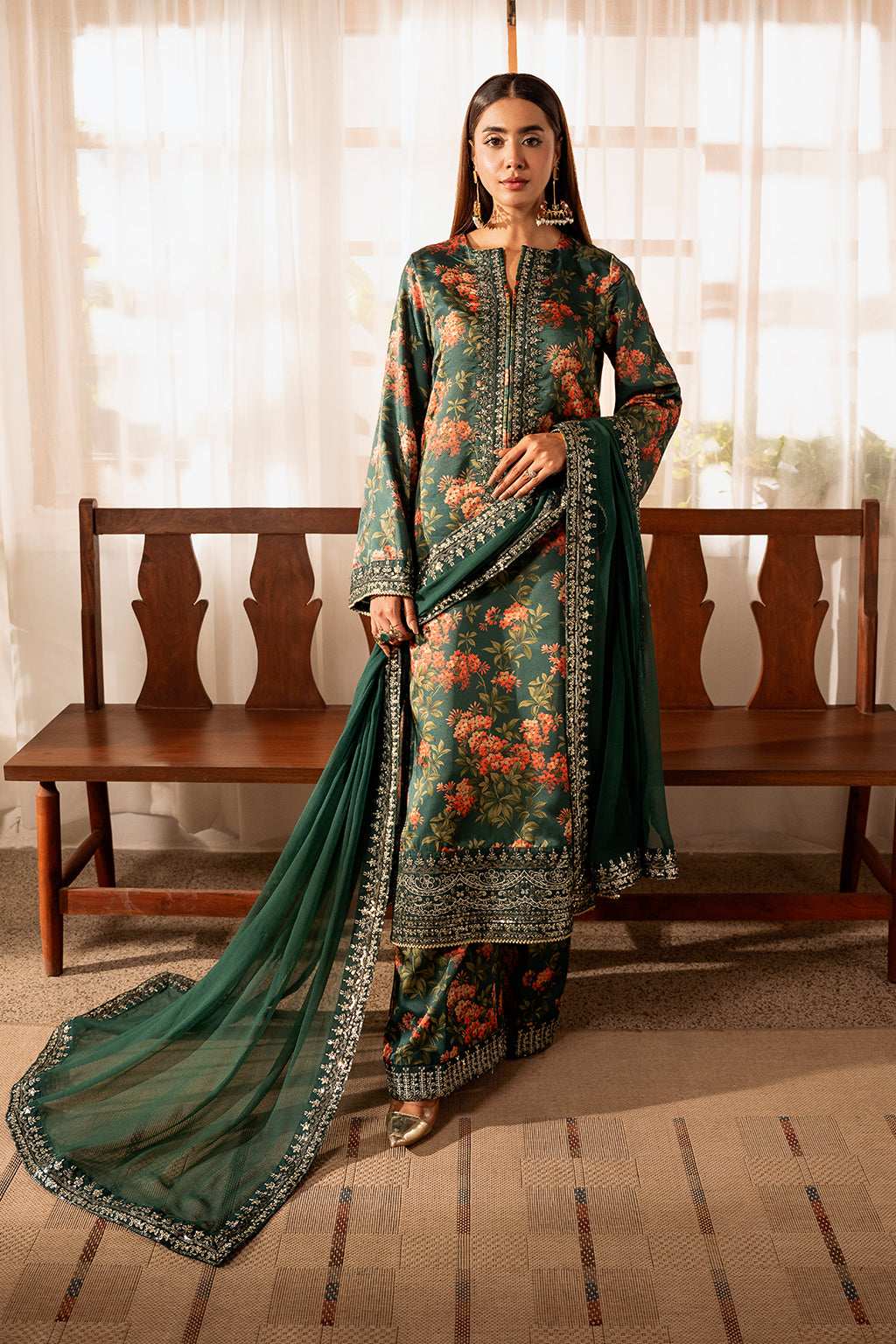 Meeru By Sheenora Stitched 3 Piece Formals Collection-OMAVI