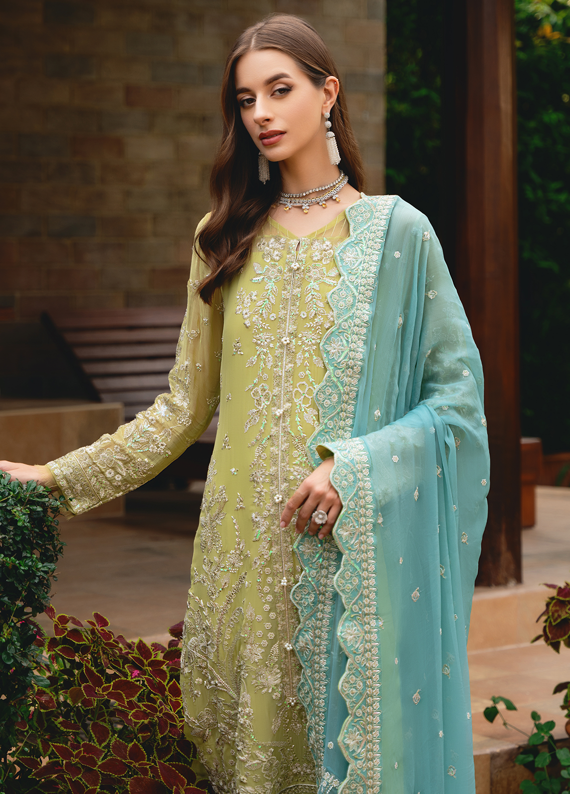 Gulaal Unstitched 3 Piece Luxury Emb Pret Collection'2025-Amary (GL-EP-2024-17)