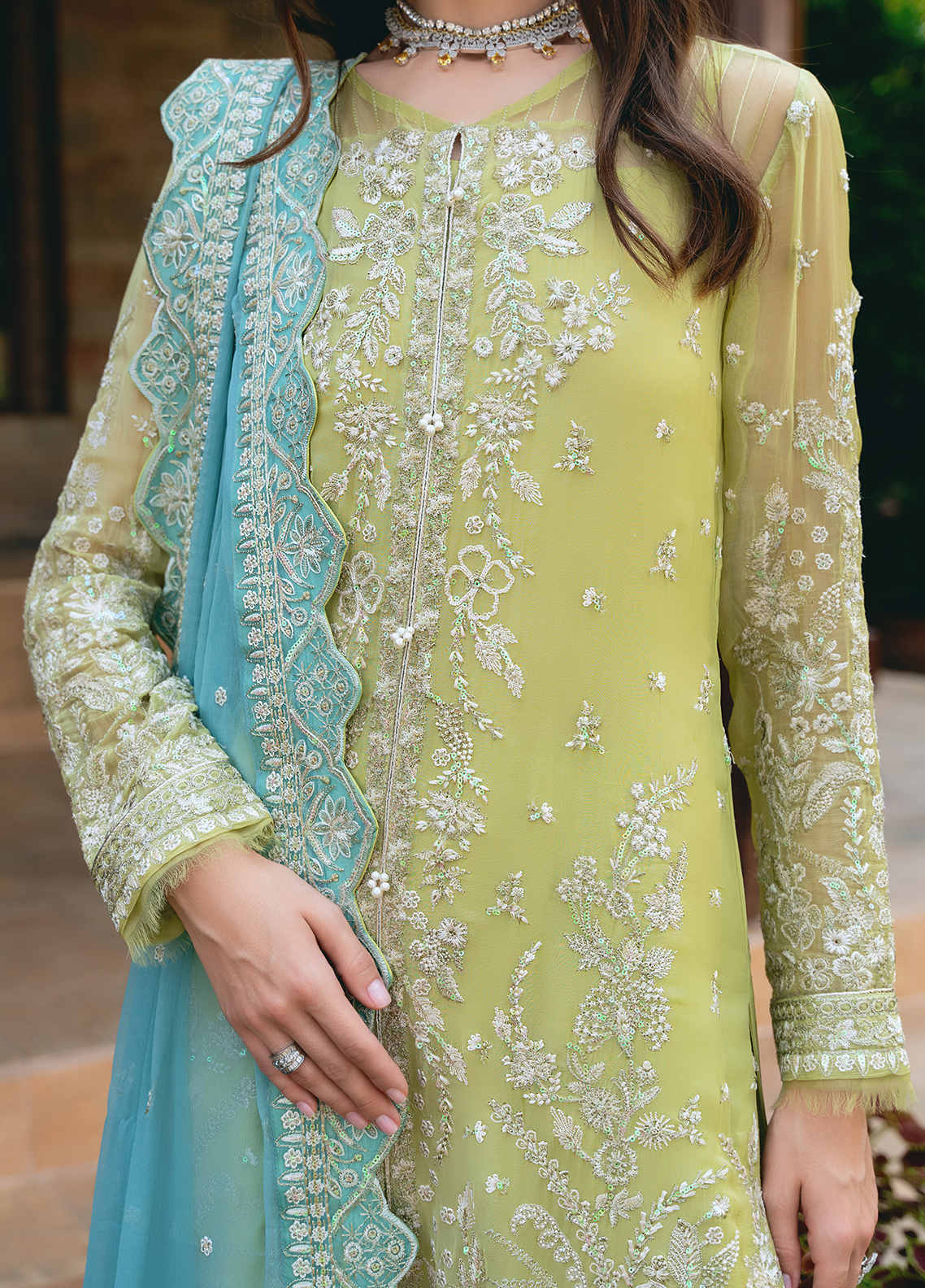 Gulaal Unstitched 3 Piece Luxury Emb Pret Collection'2025-Amary (GL-EP-2024-17)