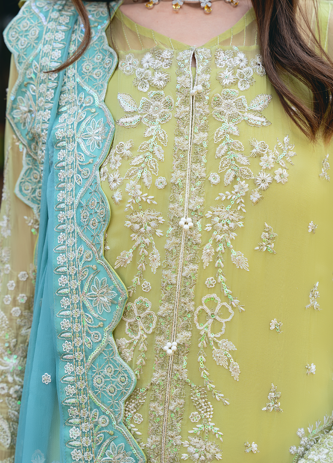 Gulaal Unstitched 3 Piece Luxury Emb Pret Collection'2025-Amary (GL-EP-2024-17)