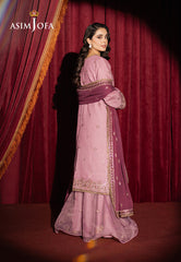 Asim Jofa Premium Festive Ajpf-14 Embroidered Silk 3 Pcs