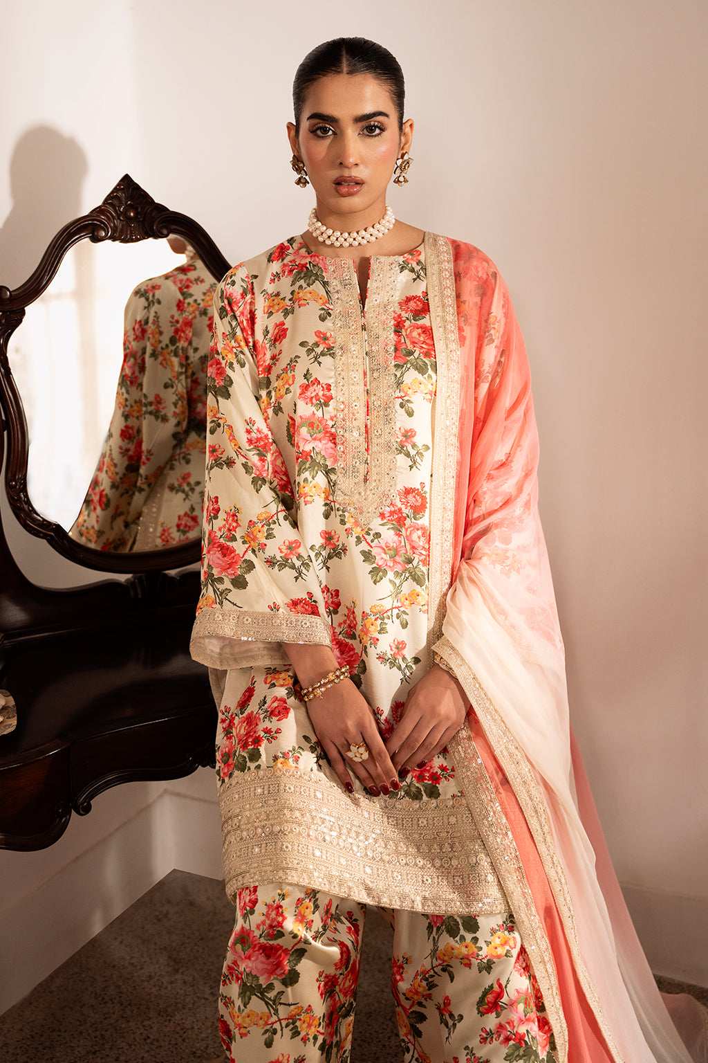 Meeru By Sheenora Stitched 3 Piece Formals Collection-JASMINE