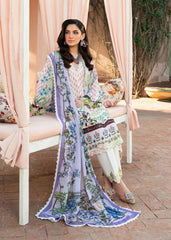 Cocktail By Sardinia Unstitched 3 Piece Summer Collection-Lavender Latte